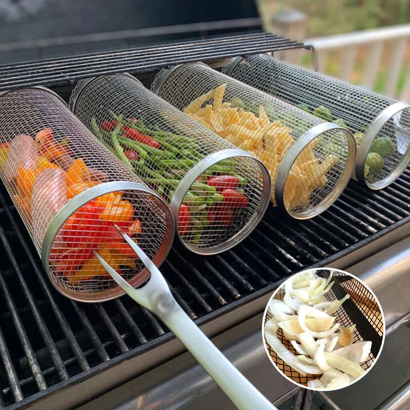 BBQ-RolMand™ - houdt je bbq schoon en geeft je een complete maaltijd (1+1 GRATIS)