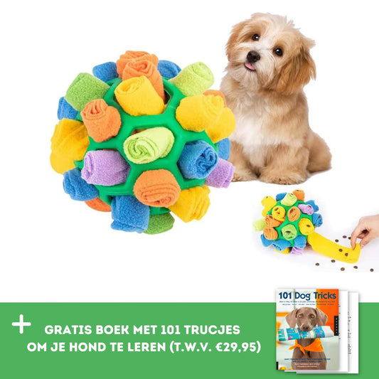 Snuf&Snack Bal™ - Speelplezier en smullen voor je viervoeter!