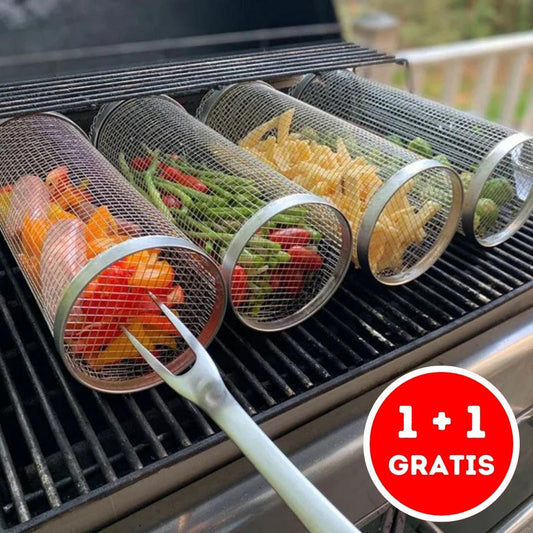 BBQ-RolMand™ - houdt je bbq schoon en geeft je een complete maaltijd (1+1 GRATIS)