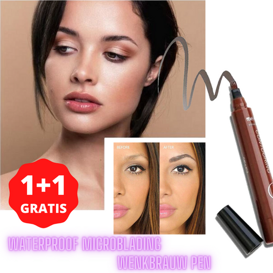 Waterbestendige Microblading Wenkbrauw Pen (1+1 GRATIS) - de perfecte wenkbrauwen voor jou